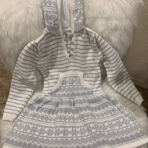 KidsRus hooded knit girl dress 3T